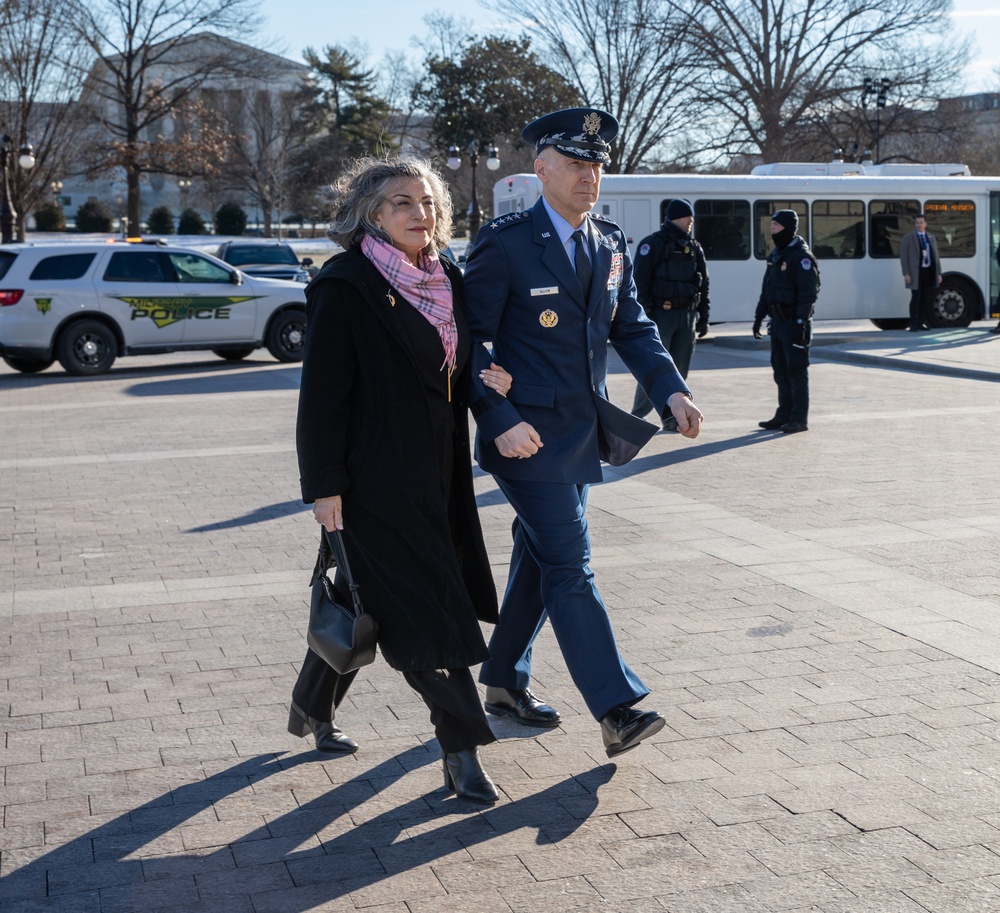 Joint Chiefs of Staff attend the 60th Presidential Inauguration