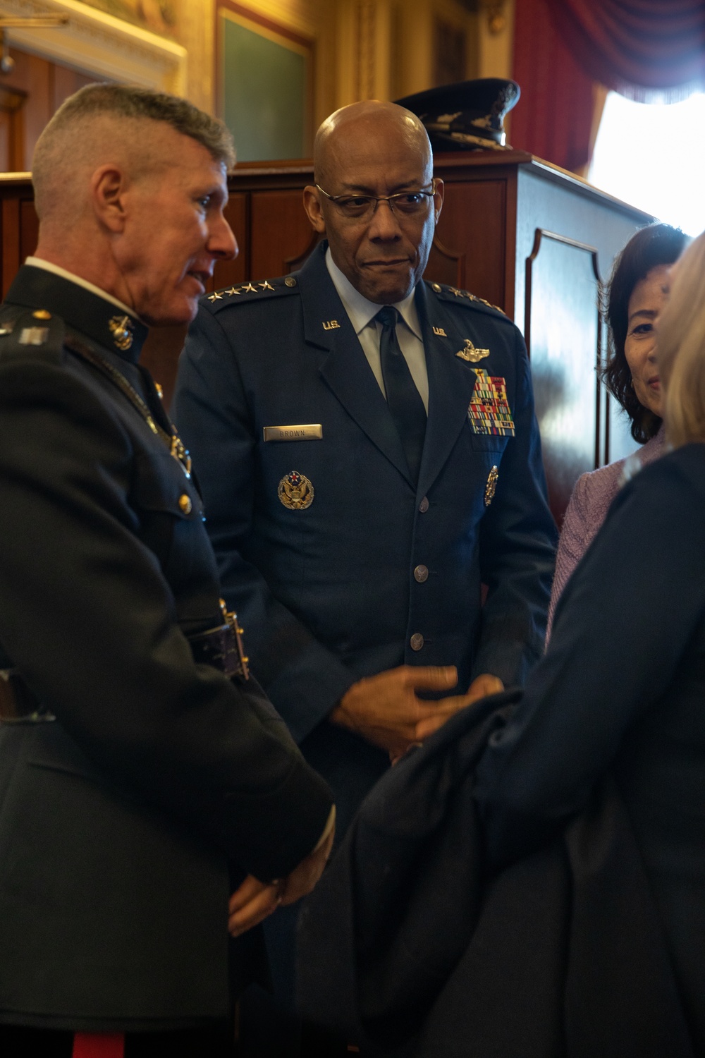 Joint Chiefs of Staff attend the 60th Presidential Inauguration