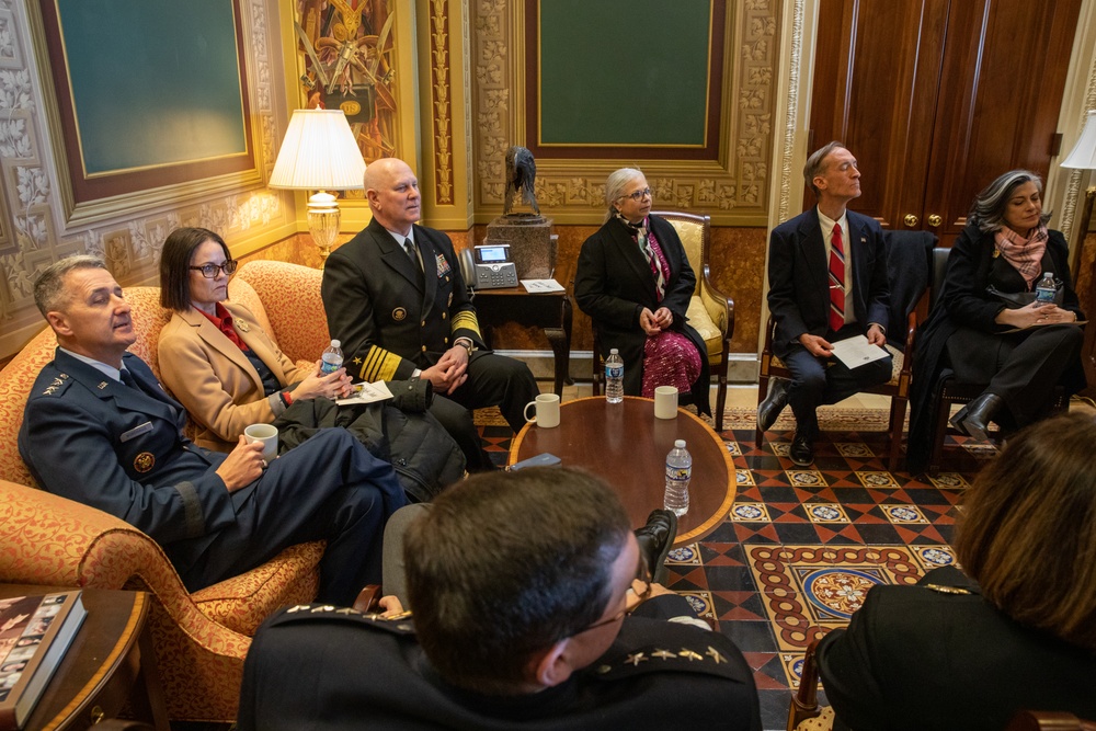 Joint Chiefs of Staff attend the 60th Presidential Inauguration