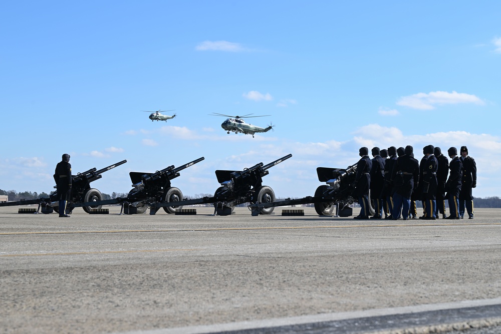 Biden’s final sendoff: A historic farewell at America’s Airfield