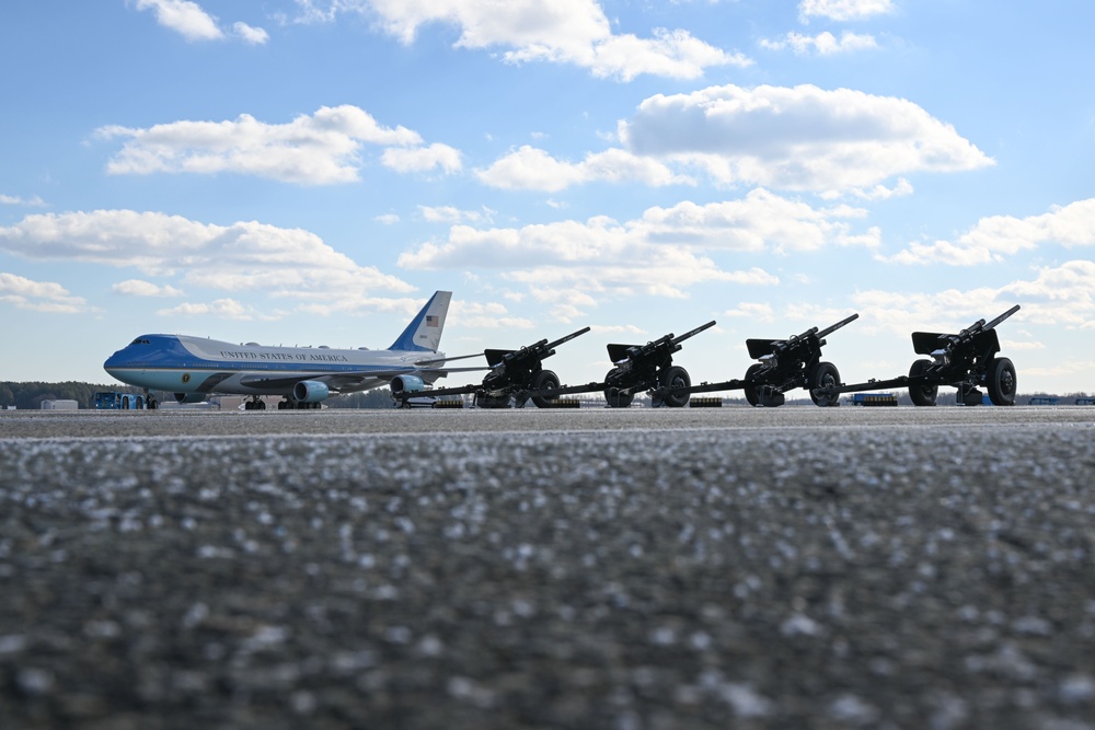 Biden’s final sendoff: A historic farewell at America’s Airfield