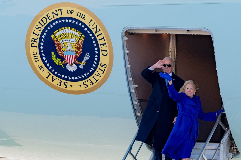 Biden’s final sendoff: A historic farewell at America’s Airfield