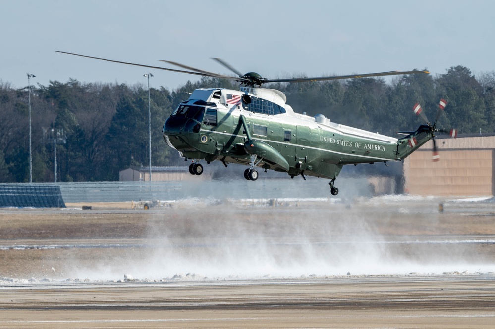 Biden’s final sendoff: A historic farewell at America’s Airfield