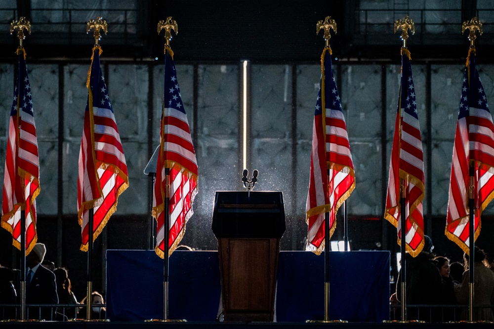 Biden’s final sendoff: A historic farewell at America’s Airfield