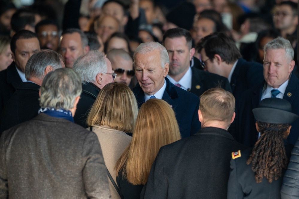 Biden’s final sendoff: A historic farewell at America’s Airfield