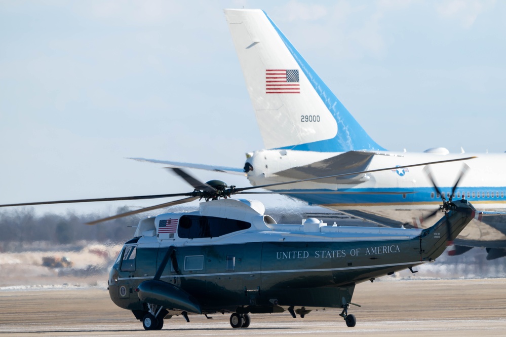 Biden’s final sendoff: A historic farewell at America’s Airfield