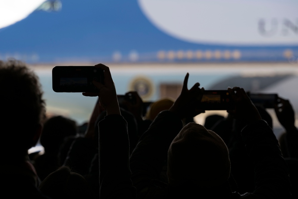 Biden’s final sendoff: A historic farewell at America’s Airfield