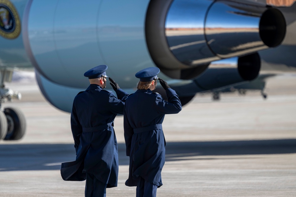 Biden’s final sendoff: A historic farewell at America’s Airfield