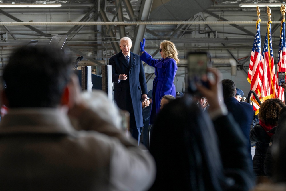 Biden’s final sendoff: A historic farewell at America’s Airfield