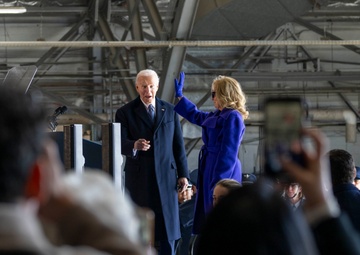 Biden’s final sendoff: A historic farewell at America’s Airfield