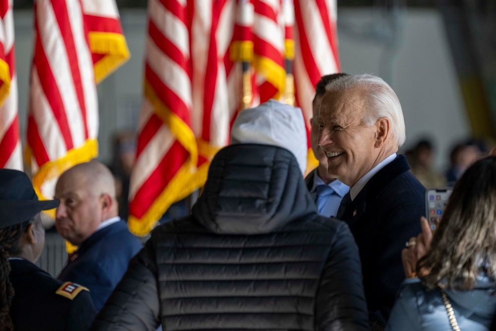 Biden’s final sendoff: A historic farewell at America’s Airfield