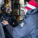 USCGC Polar Star (WAGB 10) conducts dive operations in McMurdo Sound during Operation Deep Freeze