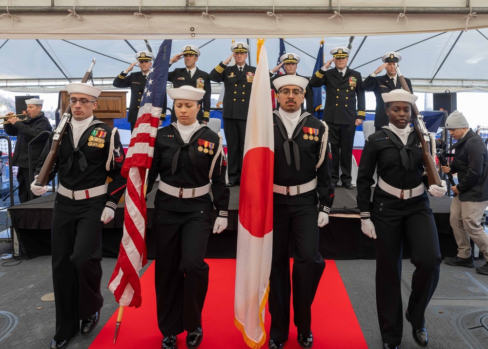 USS Milius (DDG 69) Change of Command Ceremony