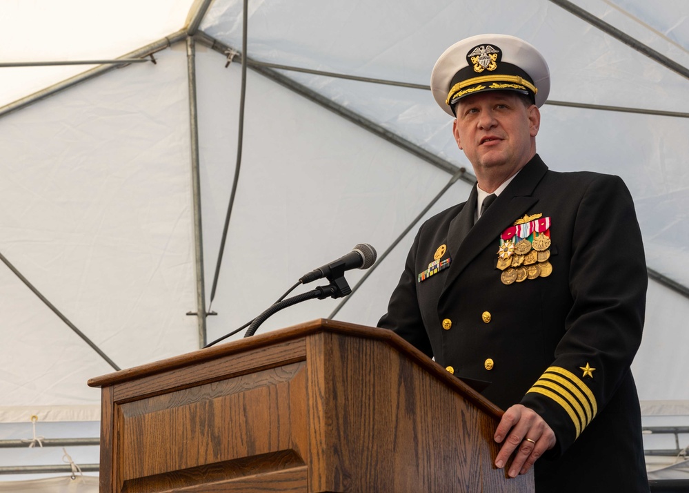 USS Milius (DDG 69) Change of Command Ceremony