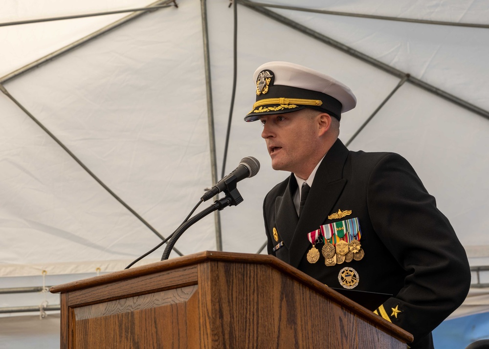 USS Milius (DDG 69) Change of Command Ceremony