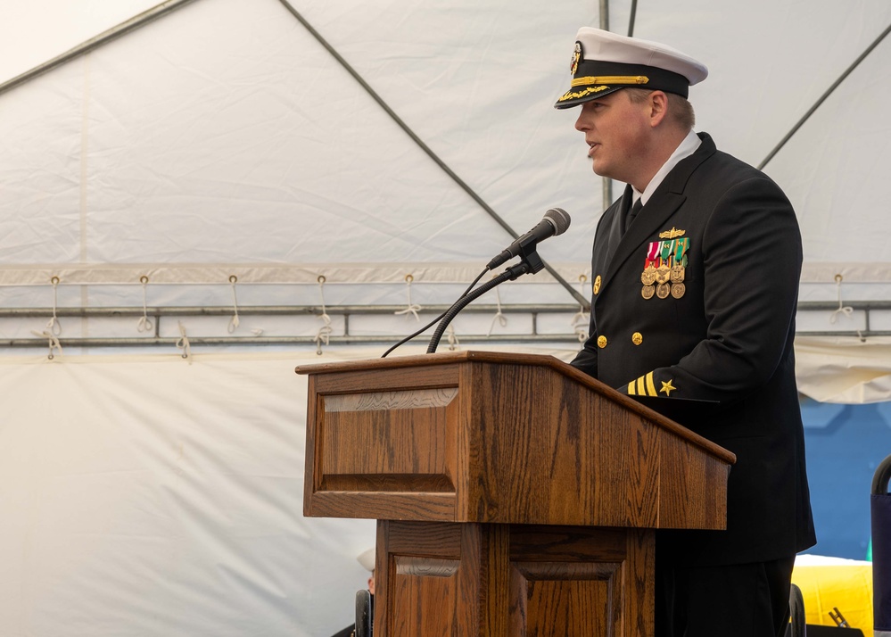 USS Milius (DDG 69) Change of Command Ceremony