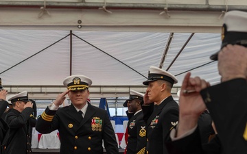 USS Milius (DDG 69) Change of Command Ceremony