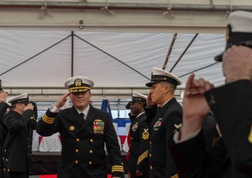 USS Milius (DDG 69) Change of Command Ceremony