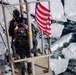 USCGC Polar Star (WAGB 10) conducts dive operations in McMurdo Sound during Operation Deep Freeze