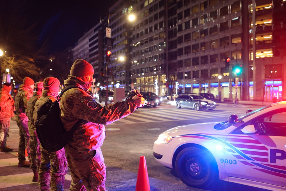 Virginia National Guard Soldier Captures Support Efforts for 60th Presidential Inauguration