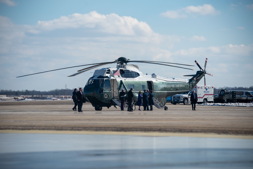 Biden’s final sendoff: A historic farewell at America’s Airfield