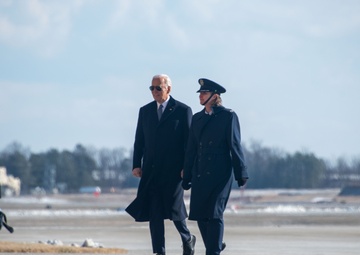 Biden’s final sendoff: A historic farewell at America’s Airfield