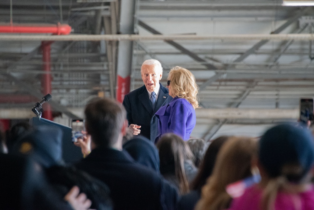 Biden’s final sendoff: A historic farewell at America’s Airfield