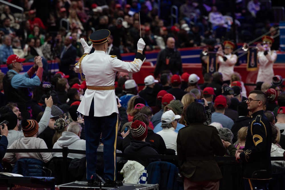 U.S. Army Band performs during 60th Presidential Inauguration