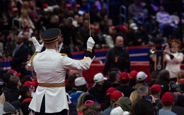 U.S. Army Band performs during 60th Presidential Inauguration