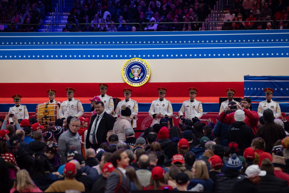 U.S. Army Band performs during 60th Presidential Inauguration