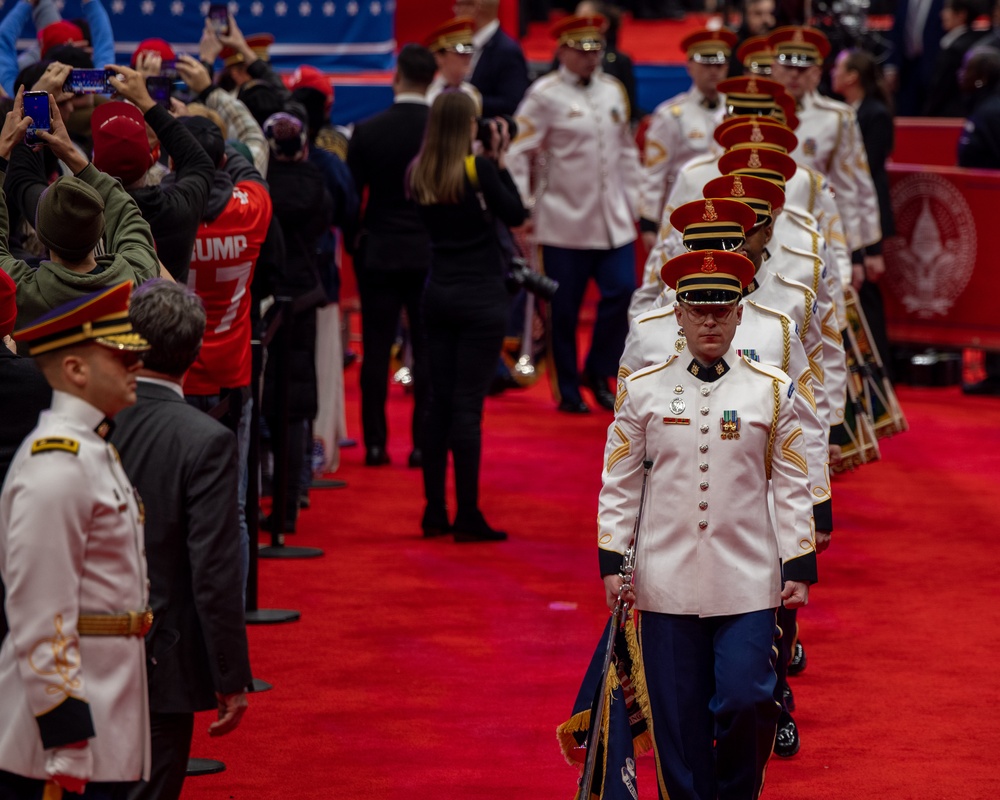 U.S. Army Band performs during 60th Presidential Inauguration