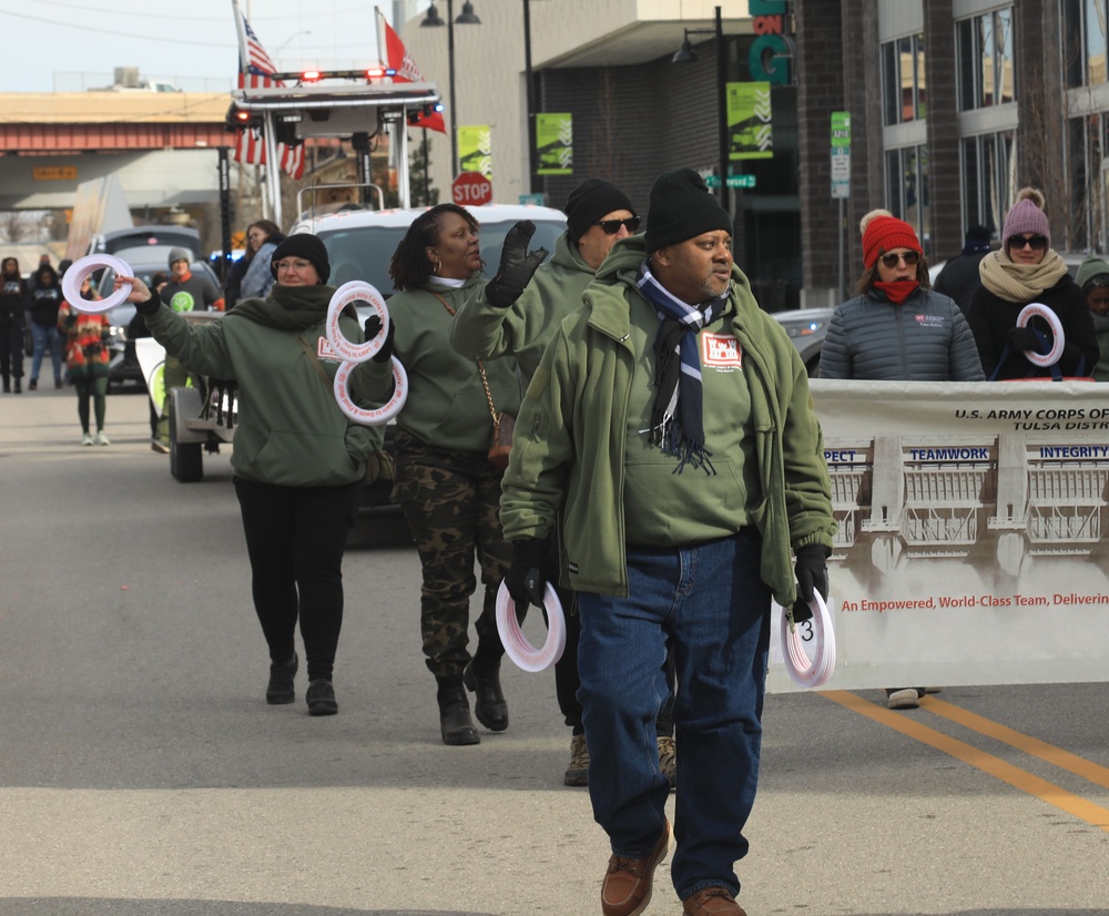 Tulsa District employees march in MLK Memorial Parade