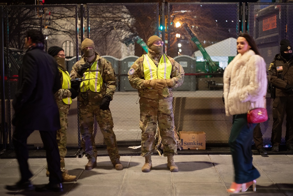 Massachusetts Guardsman Provide Security For Inaugural Ball