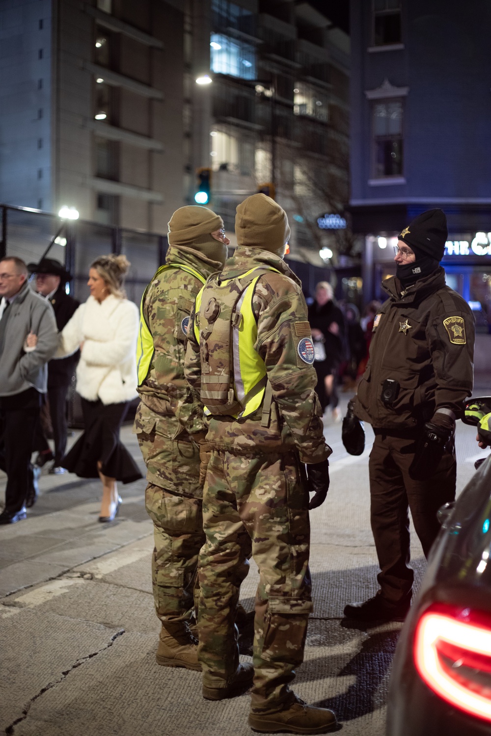 Massachusetts Guardsman Provide Security For Inaugural Ball