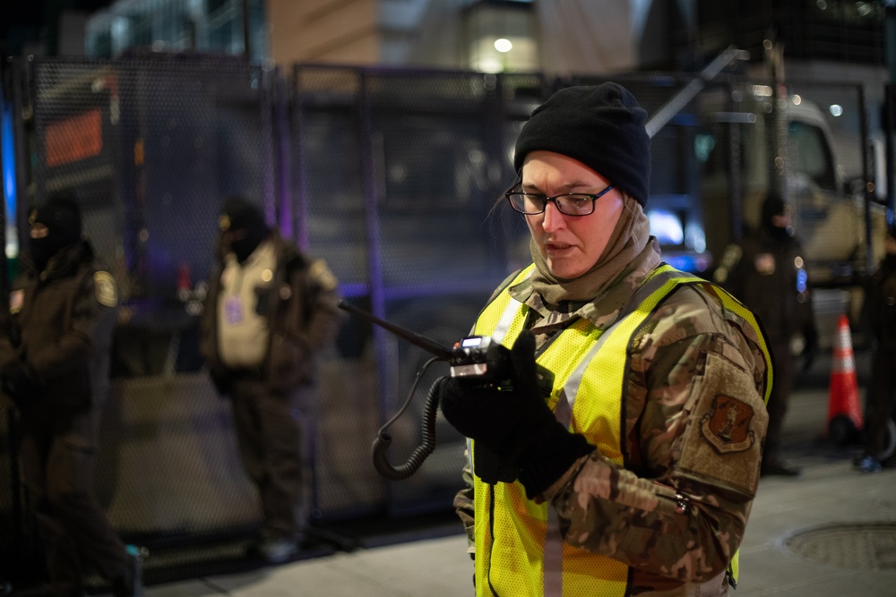 Massachusetts Guardsman Provide Security For Inaugural Ball