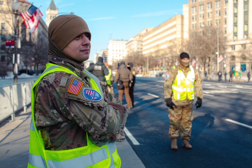 Oklahoma National Guard Soldier Provides Security During 60th Presidential Inauguration