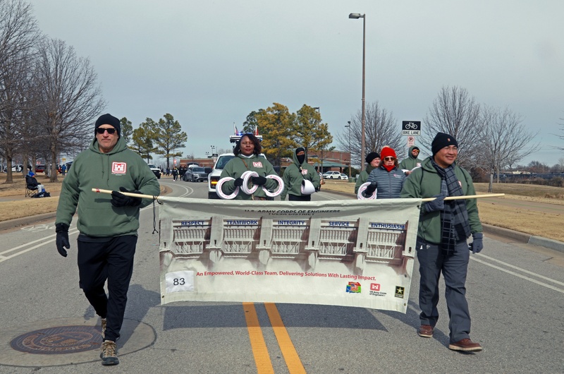 Tulsa District employees march in MLK Memorial Parade