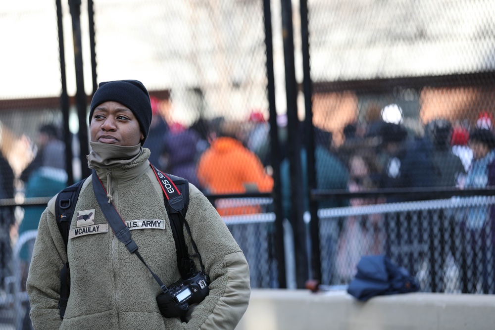 District of Columbia Army National Guard Specialist Prepares for 60th Presidential Inauguration Coverage