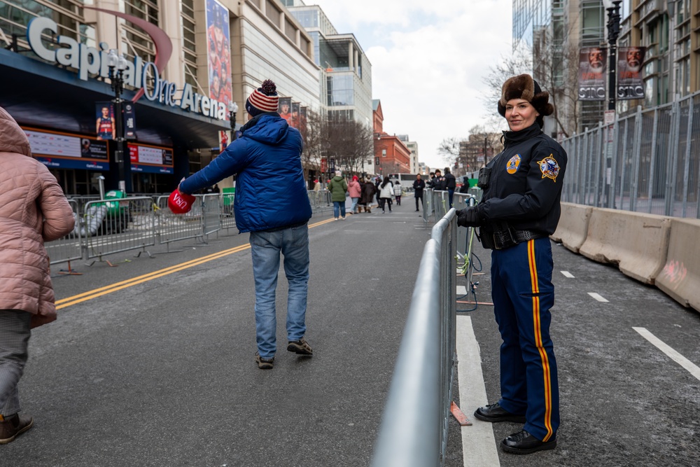 Alaska State Troopers support inauguration security