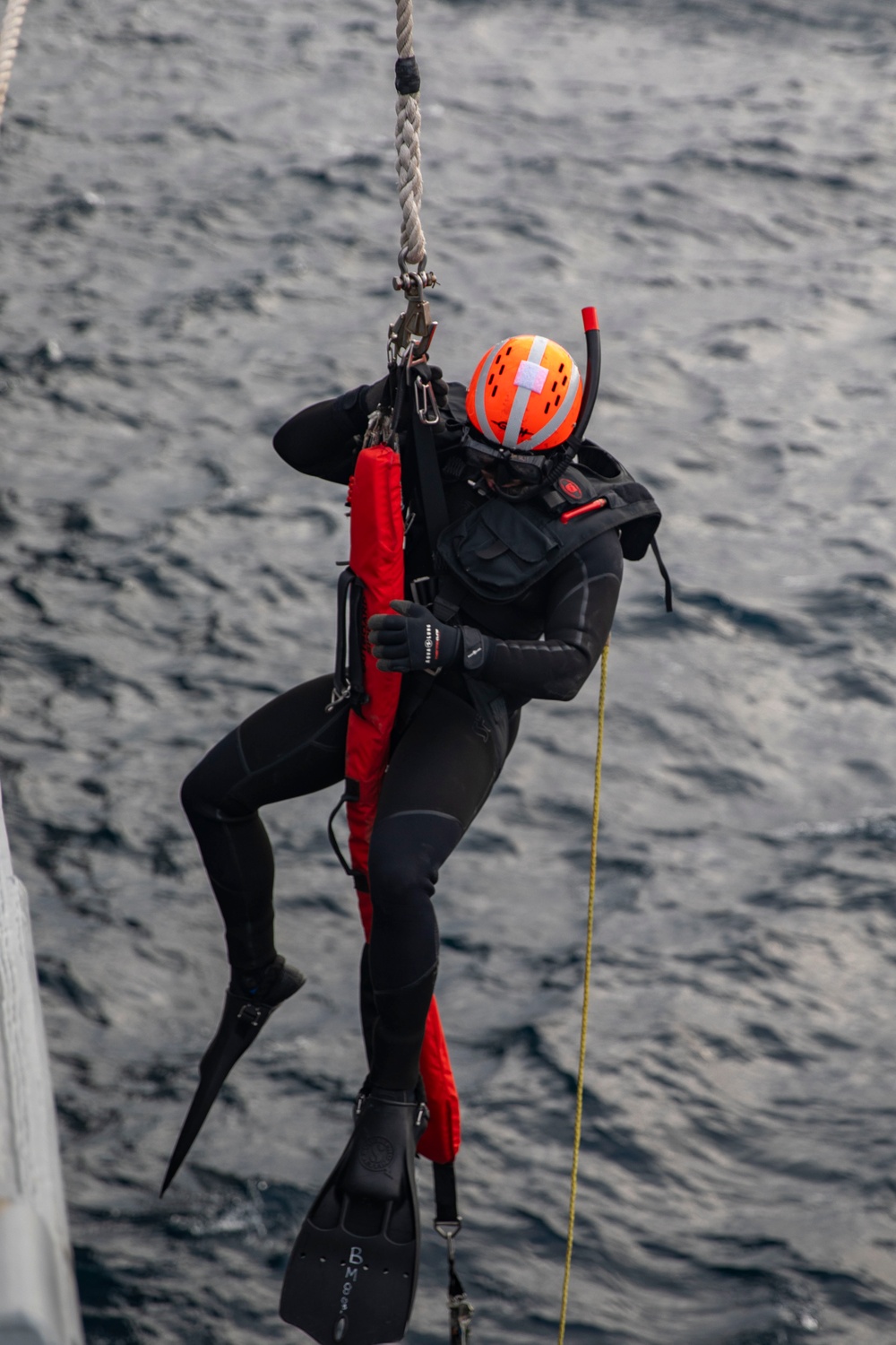 USS Howard  Conducts Man-Overboard Drill