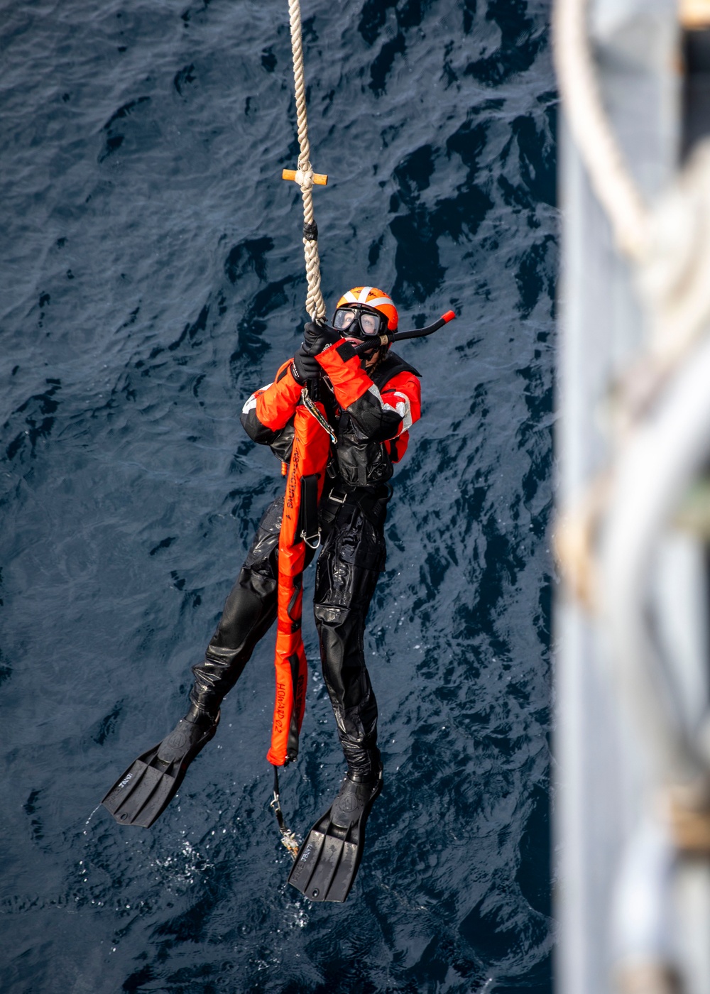 USS Howard Conducts Man-Overboard Drill