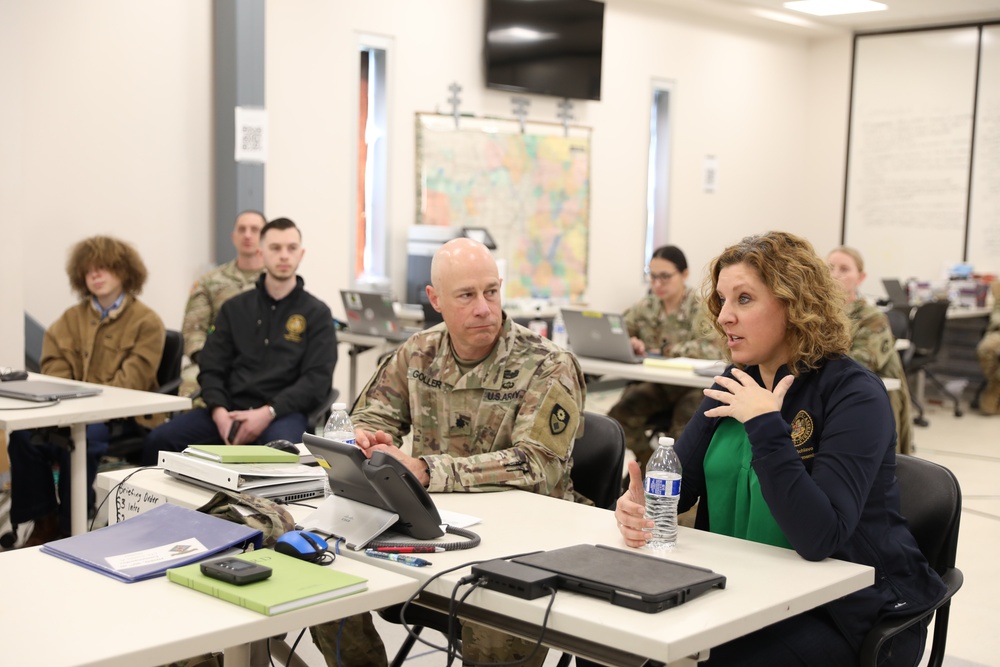 Assemblywoman visits Joint Forces Training Base for a briefing on the LA Wildfires