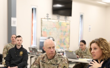 Assemblywoman visits Joint Forces Training Base for a briefing on the LA Wildfires