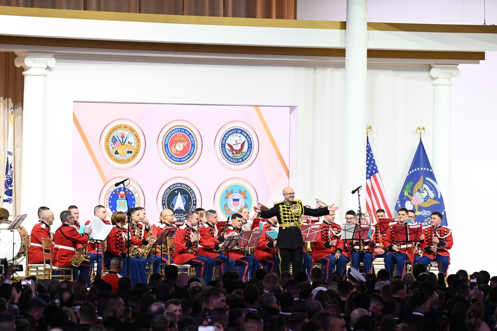 U.S. service members support Commander in Chief Ball