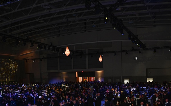 U.S. service members support Commander in Chief Ball