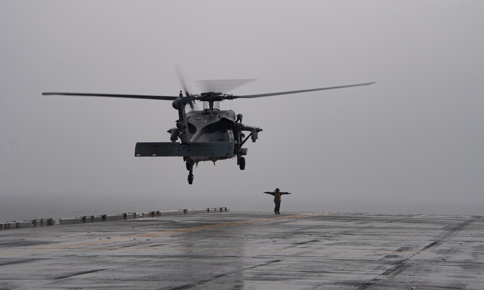 USS America (LHA 6) Conducts Flight Operations