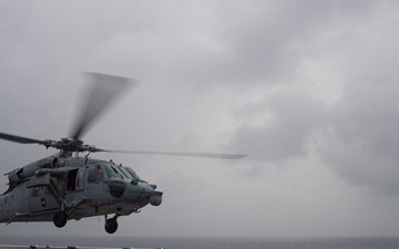 USS America (LHA 6) Conducts Flight Operations