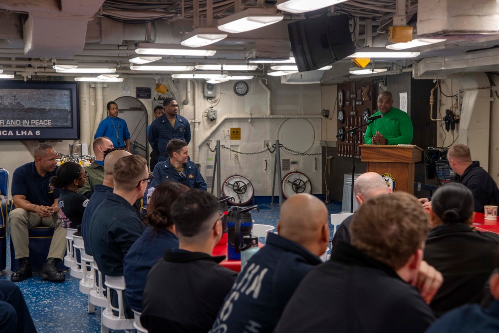 MLK Observation Ceremony aboard USS America (LHA 6)