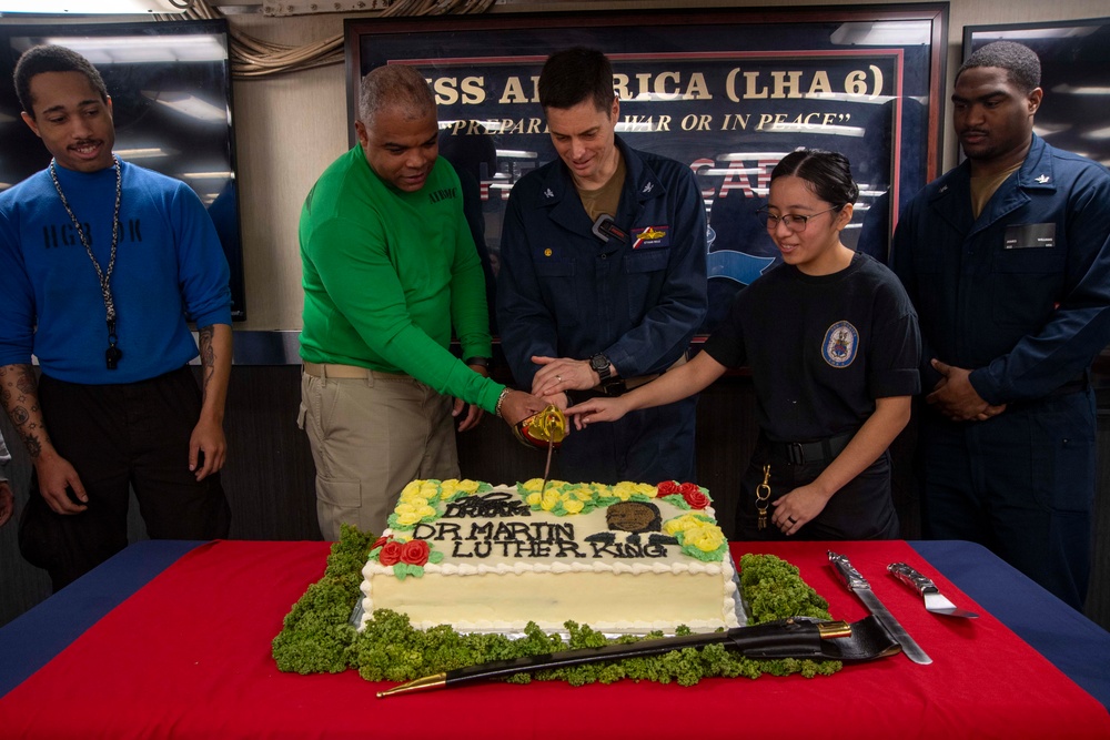 MLK Observation Ceremony aboard USS America (LHA 6)