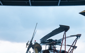 Aircraft Movement aboard USS America (LHA 6)